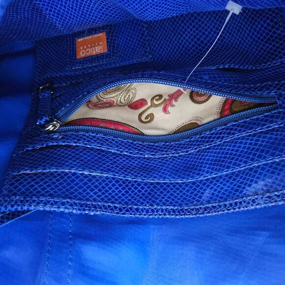 Latico blue leather shoulder bag. NWT. - Picture 4 of 4